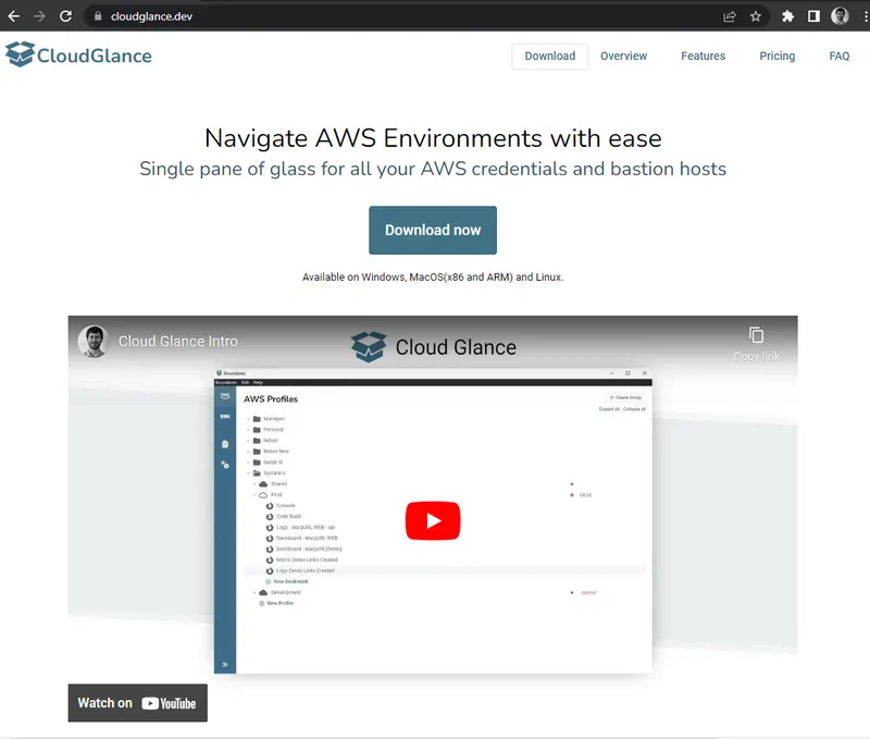 The launch of Cloud Glance